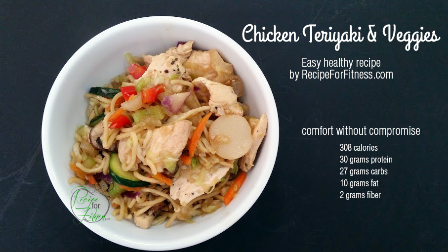 Chicken Teriyaki with Veggies and Noodles